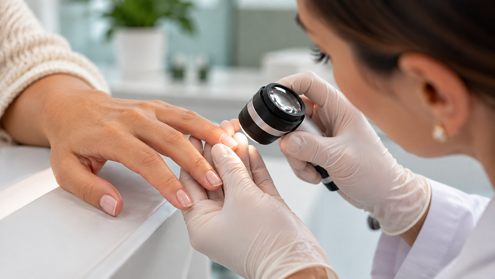 Avaliação dermatológica das unhas